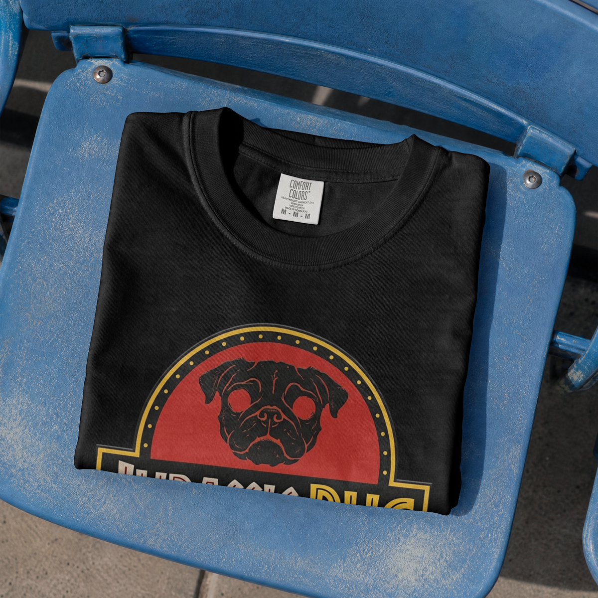 Camiseta Estampa Jurassic Pug - Imagem 2