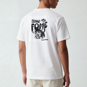 Camiseta Estampada Tenho Fome | Vacamisa