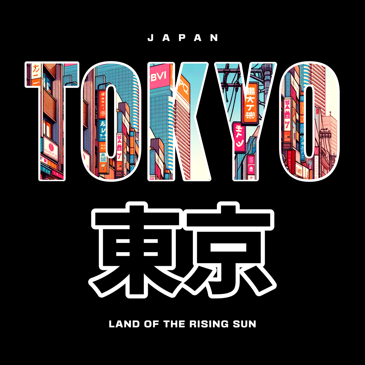 Camiseta Estampa Tokyo | Vacamisa