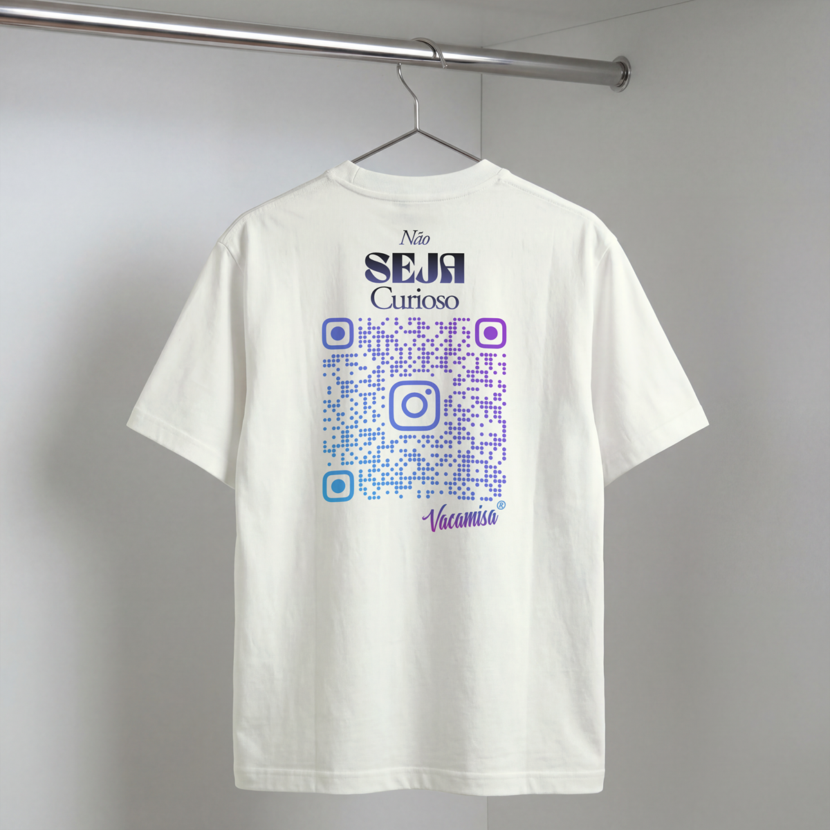 Camiseta Não Seja Curioso - Personalizável - Imagem 3
